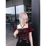 Gothic Harajuku Crop T-shirts From Kawaii Stop