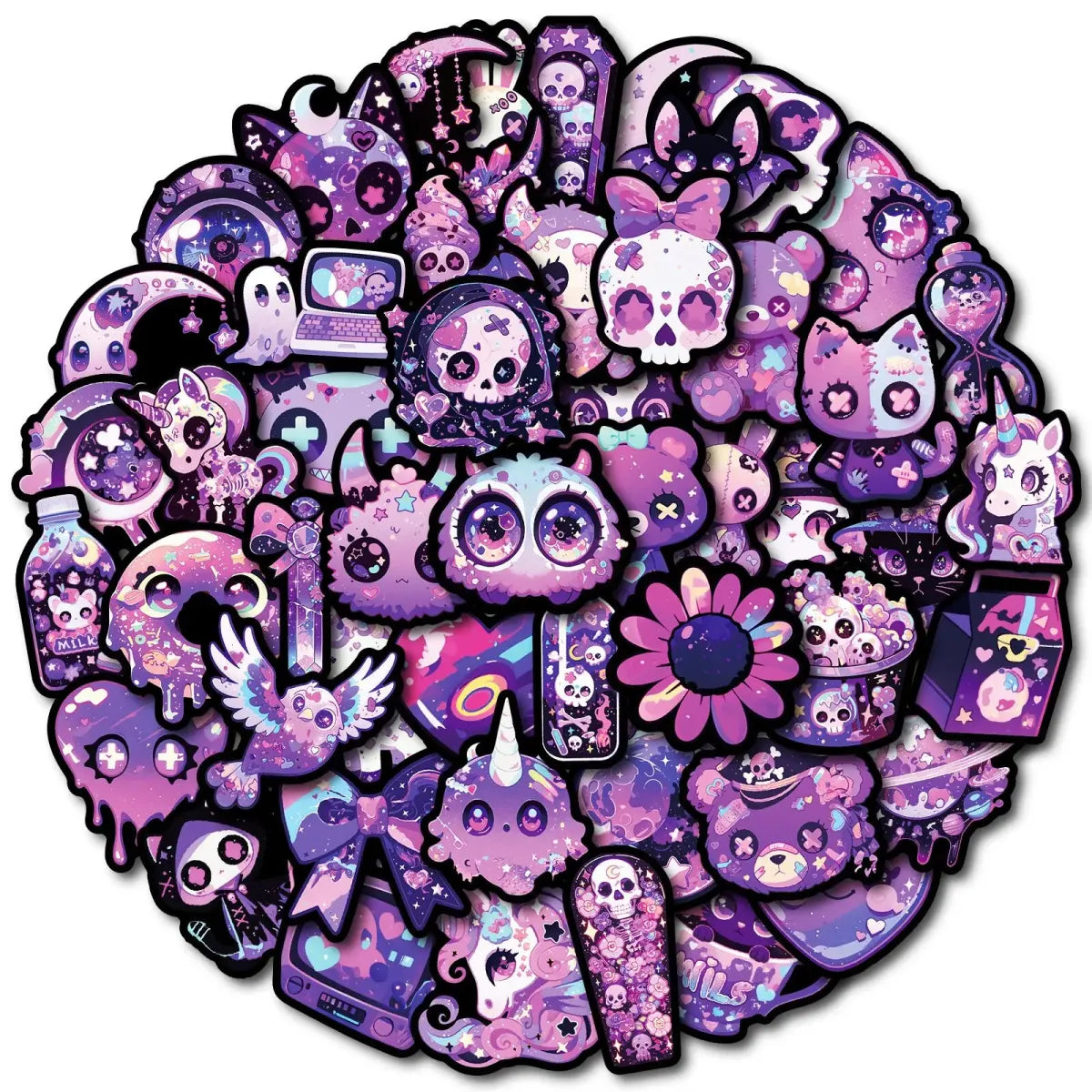 Gothic Horror Stickers Set from Kawaii Stop