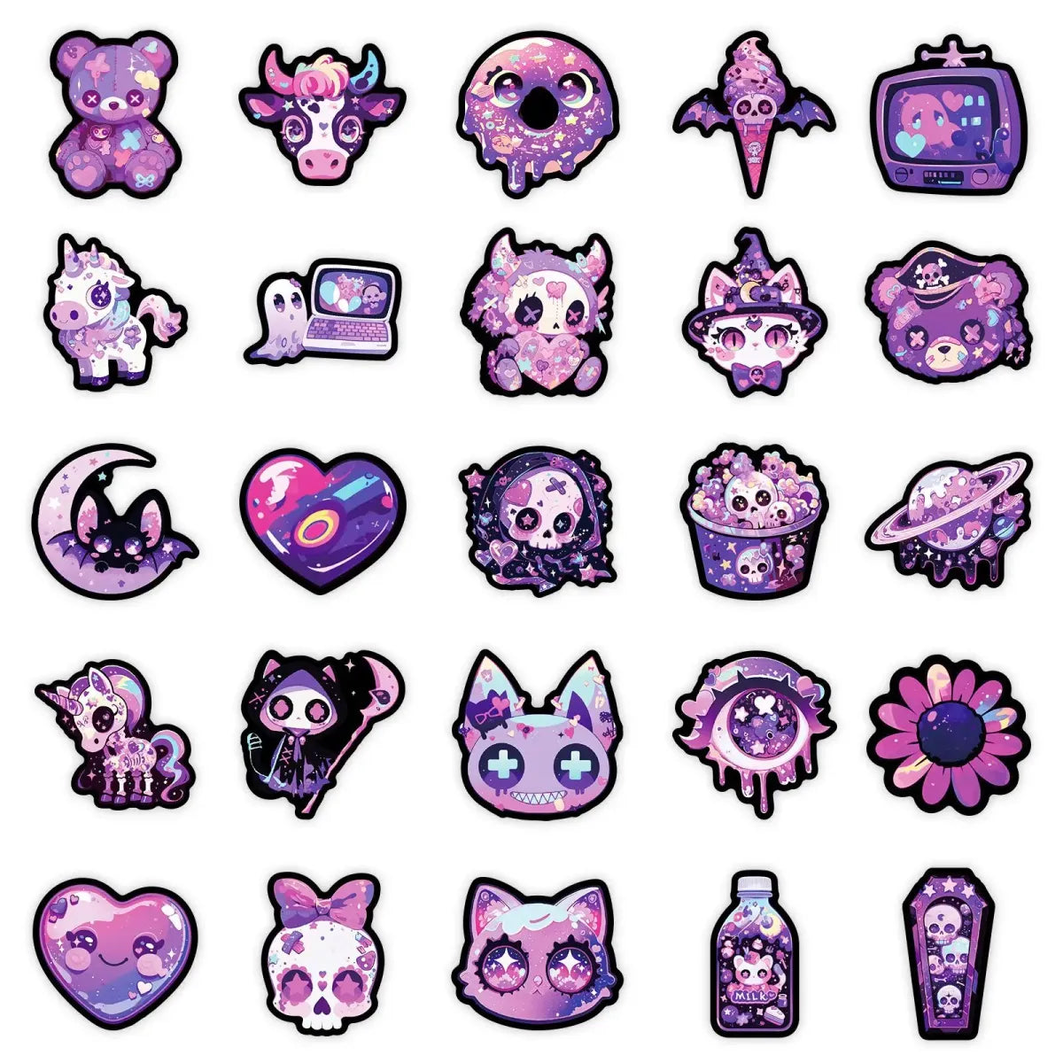 Gothic Horror Stickers Set from Kawaii Stop