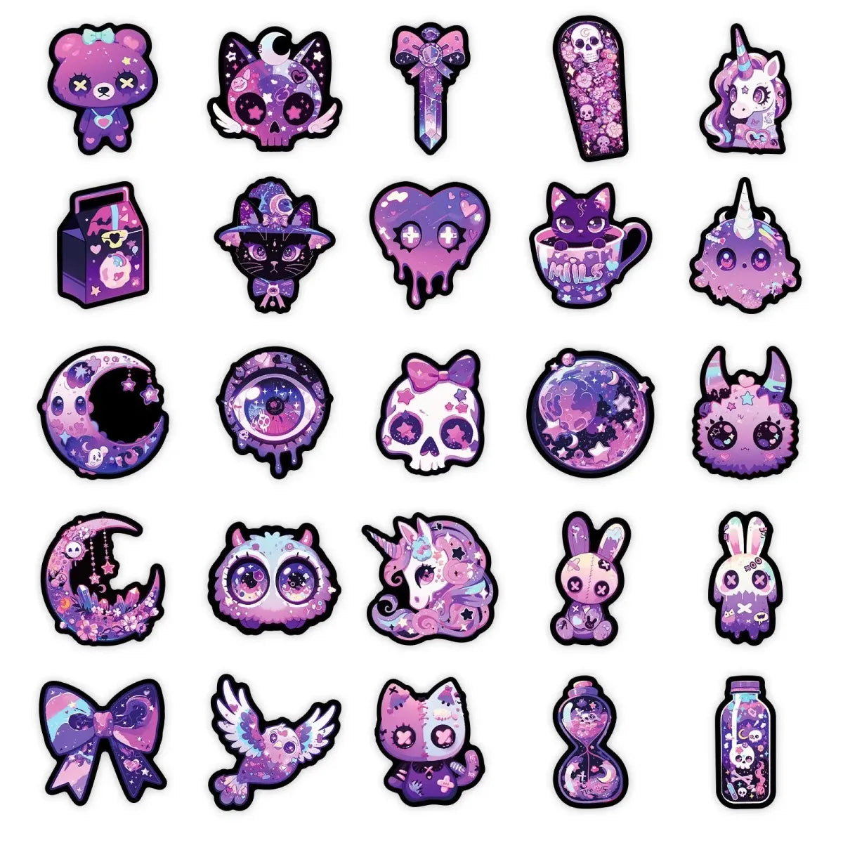 Gothic Horror Stickers Set from Kawaii Stop