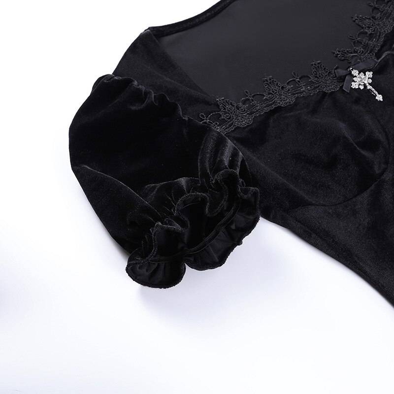 Gothic Velvet Dress From Kawaii Stop