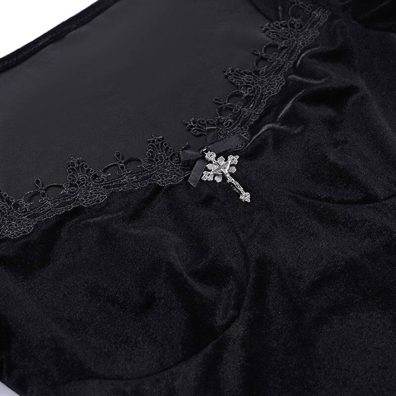 Gothic Velvet Dress From Kawaii Stop
