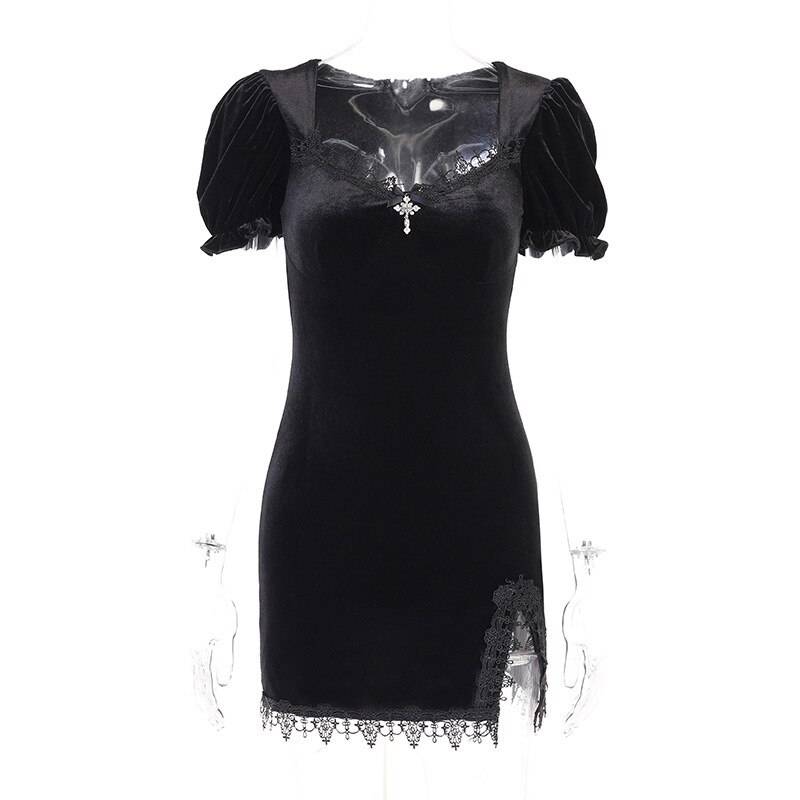 Gothic Velvet Dress From Kawaii Stop