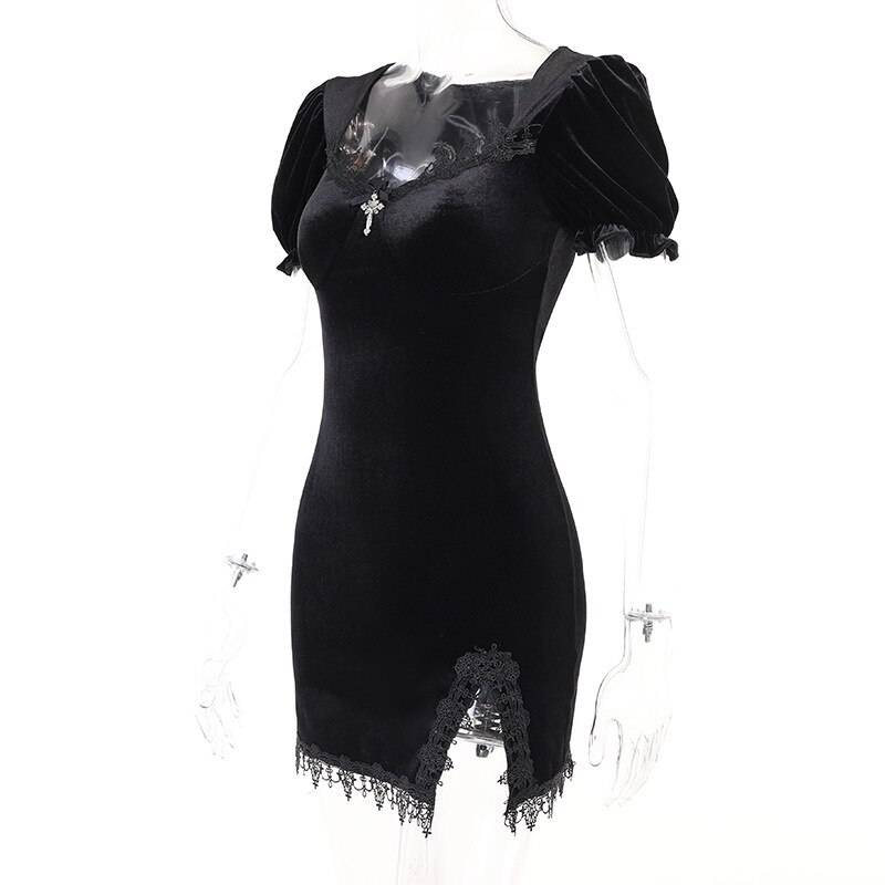 Gothic Velvet Dress From Kawaii Stop