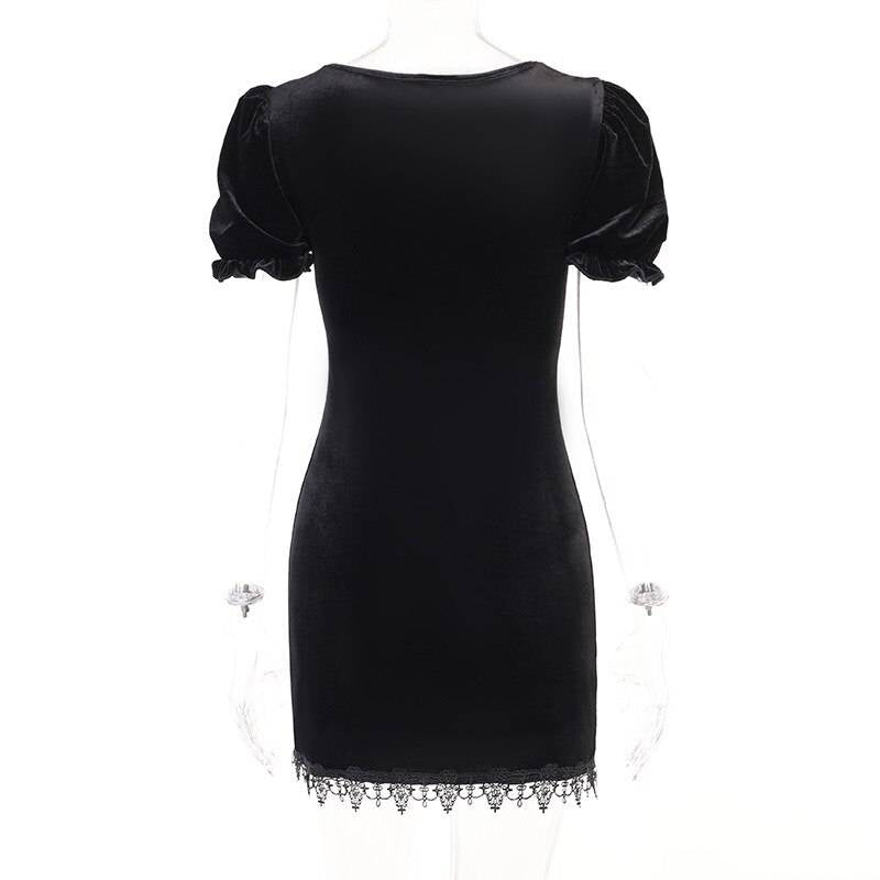 Gothic Velvet Dress From Kawaii Stop