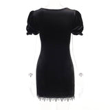 Gothic Velvet Dress From Kawaii Stop