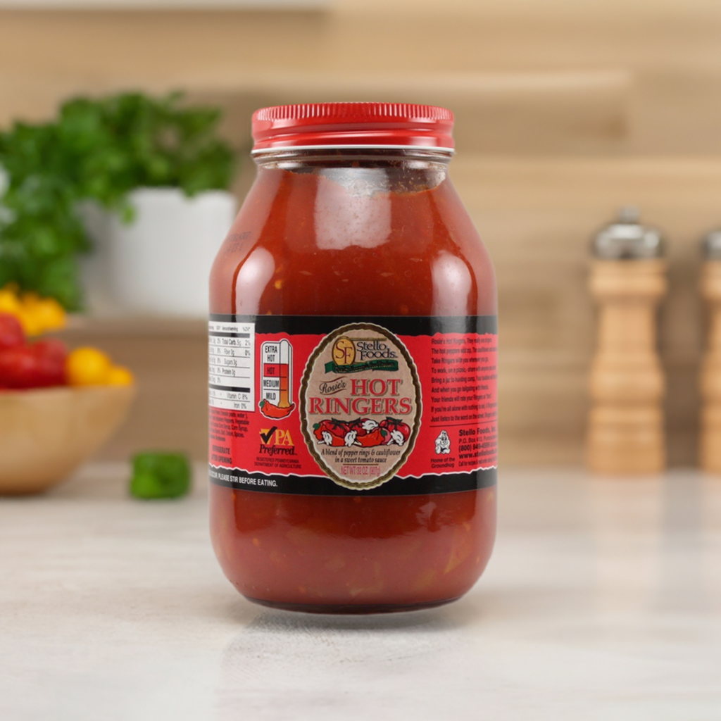Stello Foods - Rosie's Hot Ringers 32 oz from Stello Foods