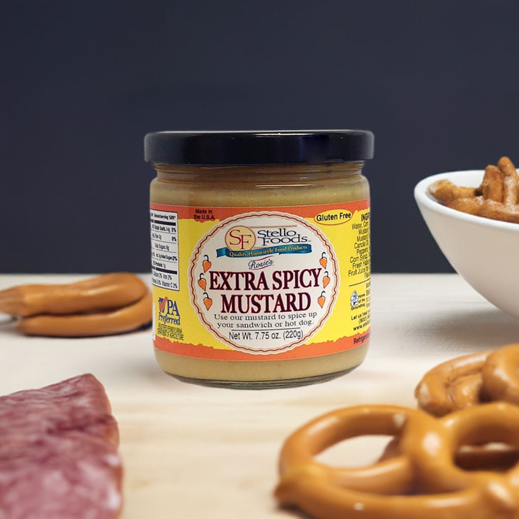 Stello Foods - Rosie's Extra Spicy Mustard 7.75 oz from Stello Foods