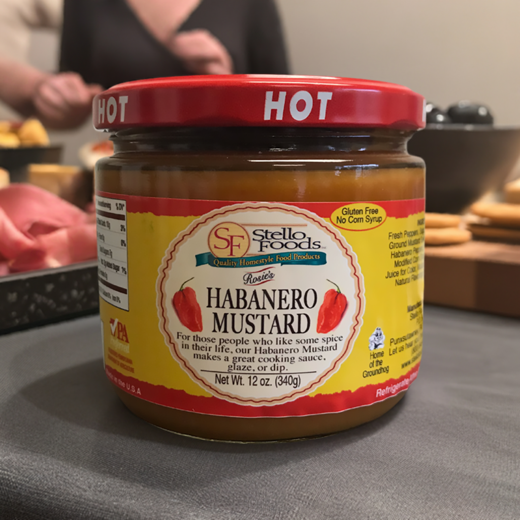 Stello Foods - Rosie's Habanero Mustard 12 oz From Stello Foods