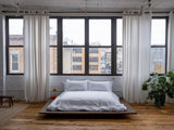 Relaxed Percale Sheet Set from French Presse Linens