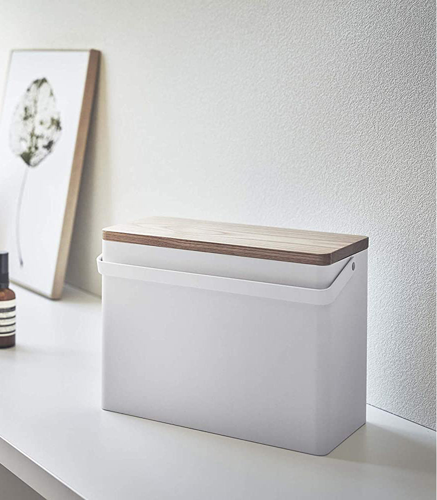 Odds-and-Ends Organizer - Steel + Wood from Yamazaki Home