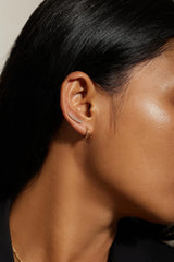 Graduated CZ Bar Ear Crawl from eklexic