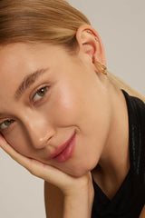 Graduated CZ Bar Earrings from eklexic