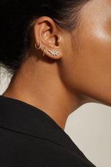 Graduated Marquis Shaped CZ Ear Crawl from eklexic