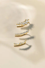 Graduated Marquis Shaped CZ Ear Crawl from eklexic