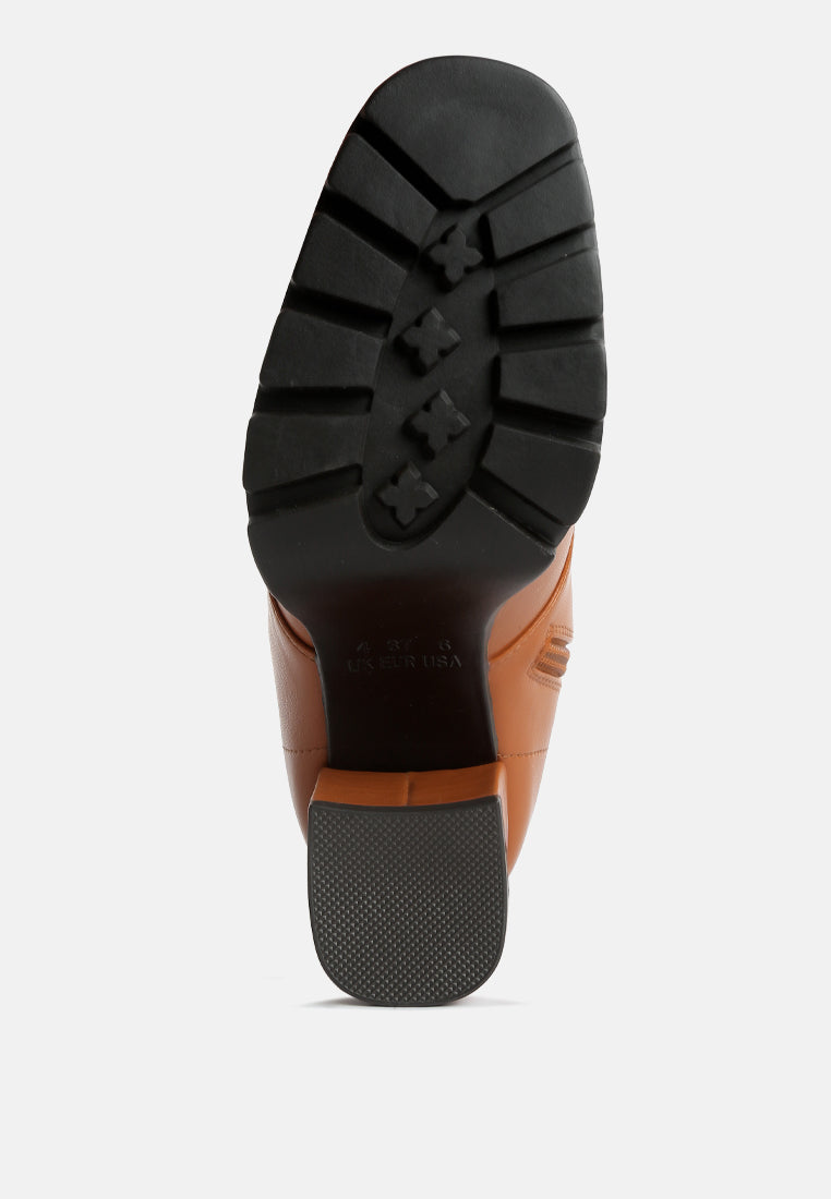 Grahams Faux Leather Lace Up Boots from London Rag International