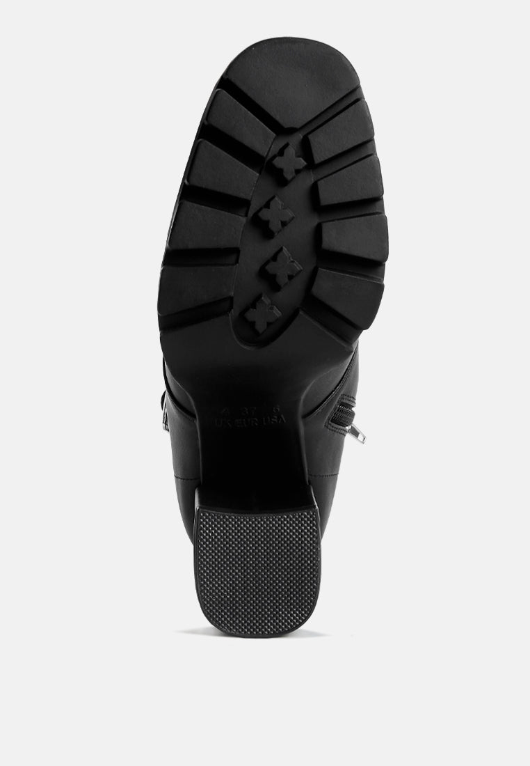 Grahams Faux Leather Lace Up Boots from London Rag International
