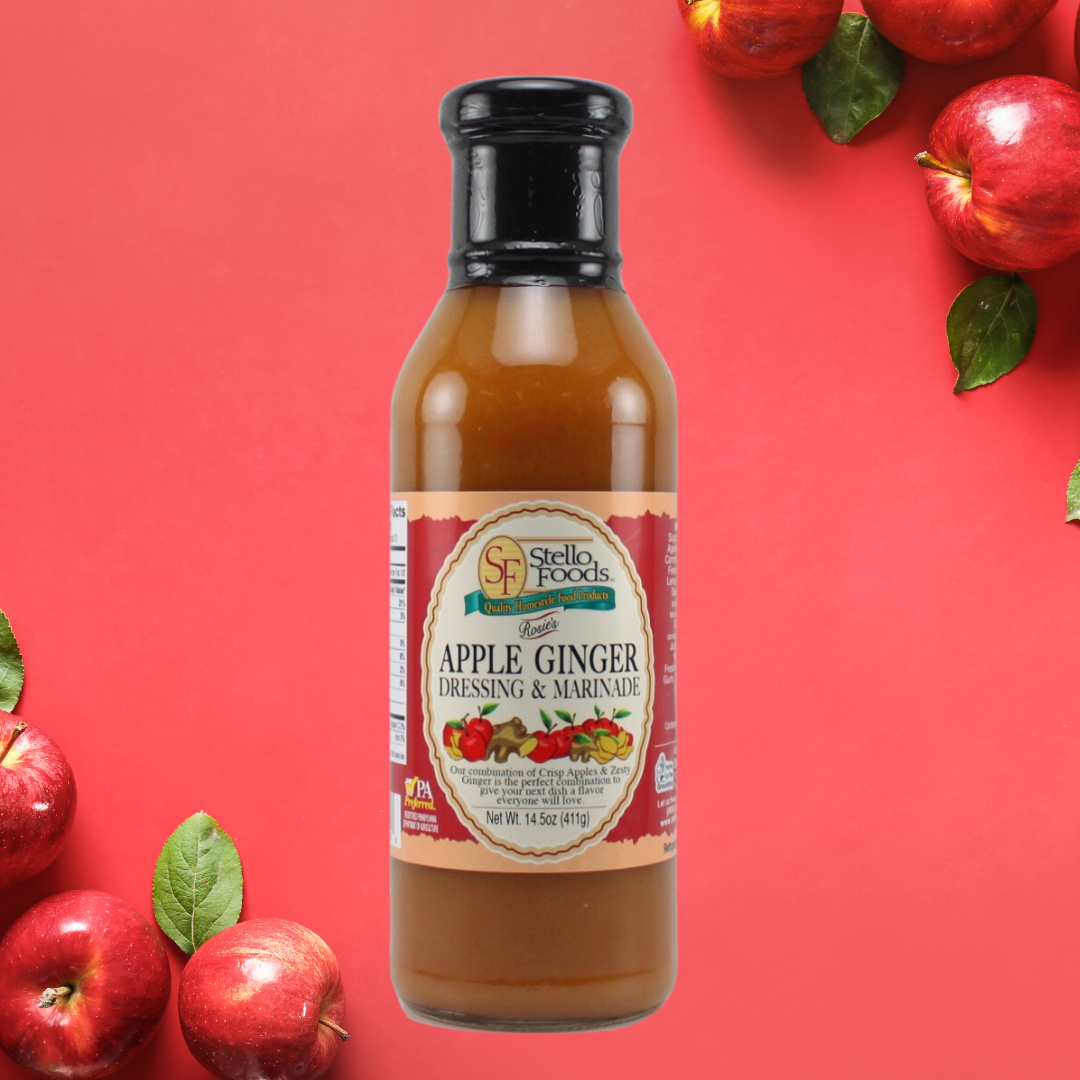Stello Foods - Rosie's Apple Ginger Dressing & Marinade 14.5 oz From Stello Foods