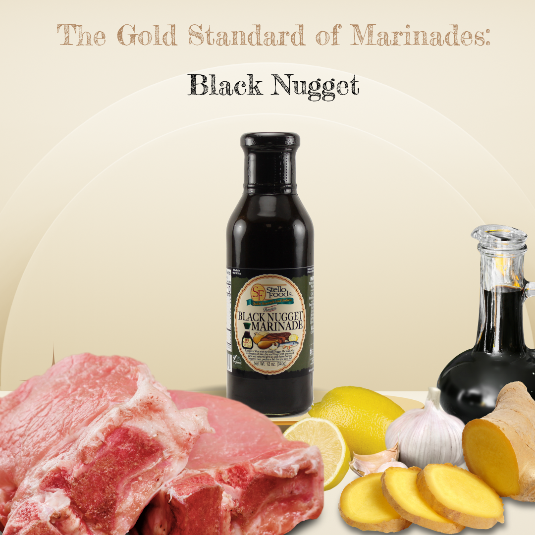 Stello Foods - Rosie's Black Nugget Marinade 14 oz from Stello Foods