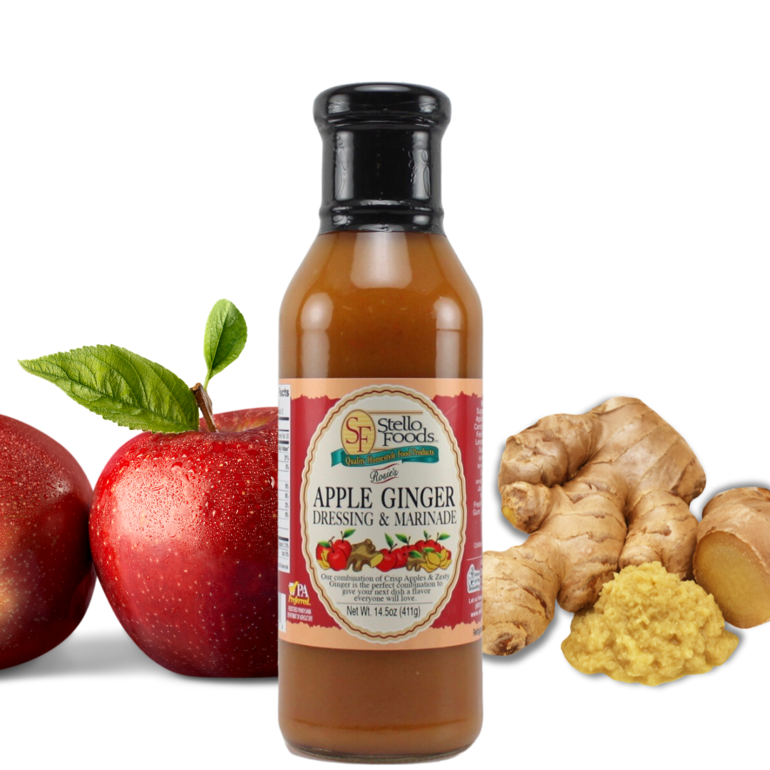 Stello Foods - Rosie's Apple Ginger Dressing & Marinade 14.5 oz From Stello Foods