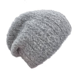 Gray Loop Knit Alpaca Beanie from SLATE + SALT