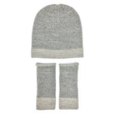 Gray Interwoven Alpaca Gloves from SLATE + SALT