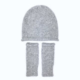 Gray Essential Knit Alpaca Gloves from SLATE + SALT
