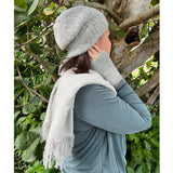 Gray Loop Knit Alpaca Beanie from SLATE + SALT