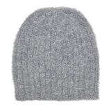 Gray Loop Knit Alpaca Beanie from SLATE + SALT