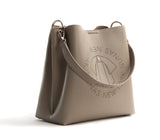 Tabitha - Grey Bucket Bag from Gunas New York