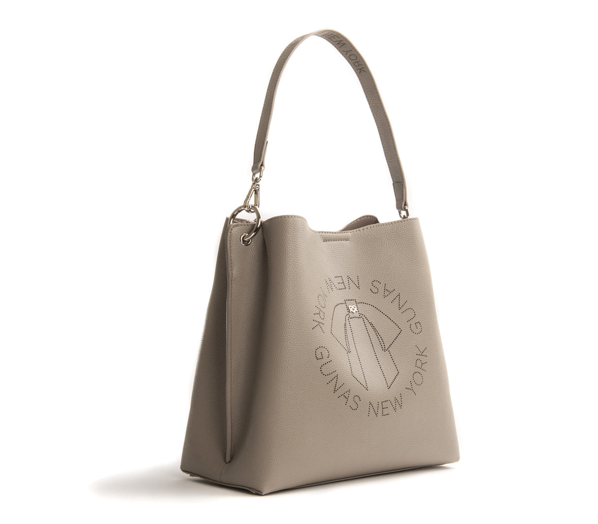Tabitha - Grey Bucket Bag from Gunas New York