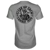 Clean up Crew Operator Skull Men's T-Shirt From Combat Iron Apparel