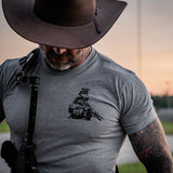 George Washington: Heard You B*tches Needed Another Revolution Men's T-Shirt From Combat Iron Apparel