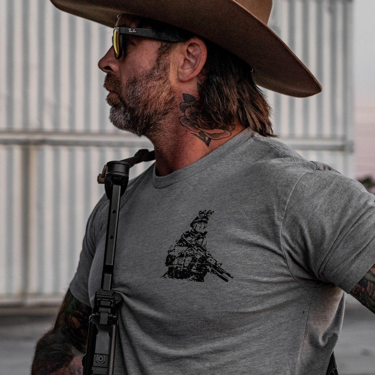George Washington: Heard You B*tches Needed Another Revolution Men's T-Shirt From Combat Iron Apparel