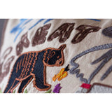 Great Smoky Mountains Hand-Embroidered Pillow from Quirks!