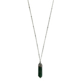 Aventurine Crystal Necklace from SLATE + SALT