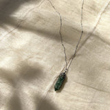 Aventurine Crystal Necklace from SLATE + SALT