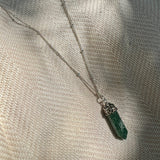 Aventurine Crystal Necklace from SLATE + SALT