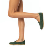 Men's Green Nubucks from Atlantis Handmade Shoes