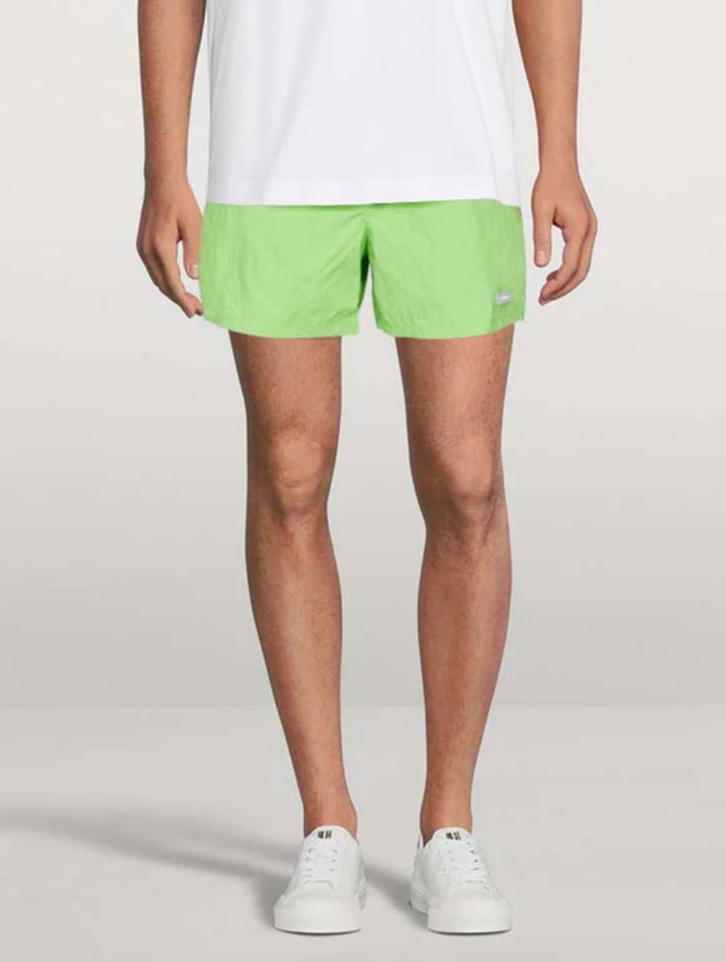Helmut Lang MEN'S AIRY Logo Polyamide-Blend Swim Shorts – Lightweight and Quick-Drying from Infinite Basics