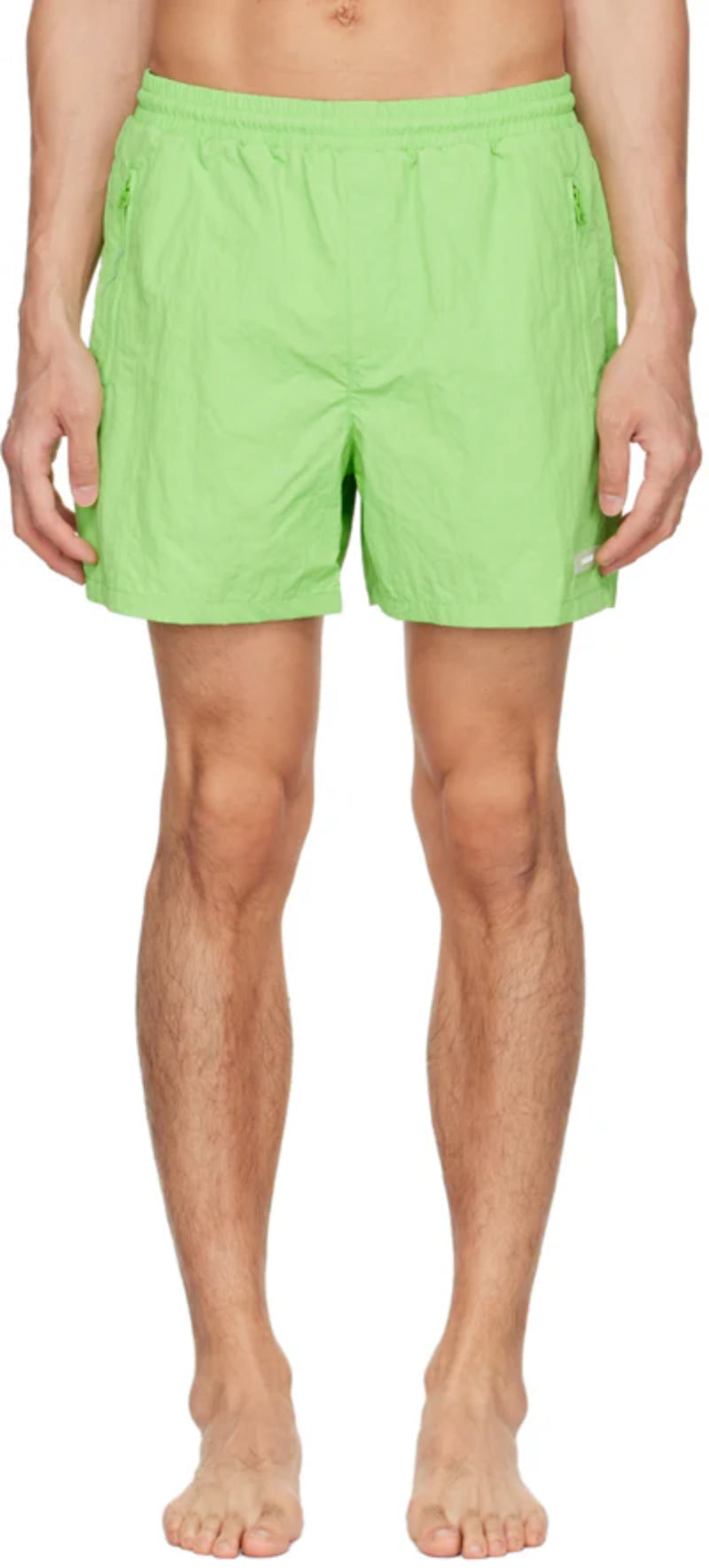 Helmut Lang MEN'S AIRY Logo Polyamide-Blend Swim Shorts – Lightweight and Quick-Drying from Infinite Basics