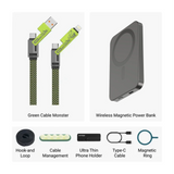 xCool Cable Monster 4-in-1 100W USB-C Charging Cable with Interchangeable Connectors from Cool Gadget