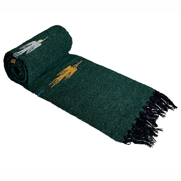 Dark Green Baja Thunderbird Blanket from West Path