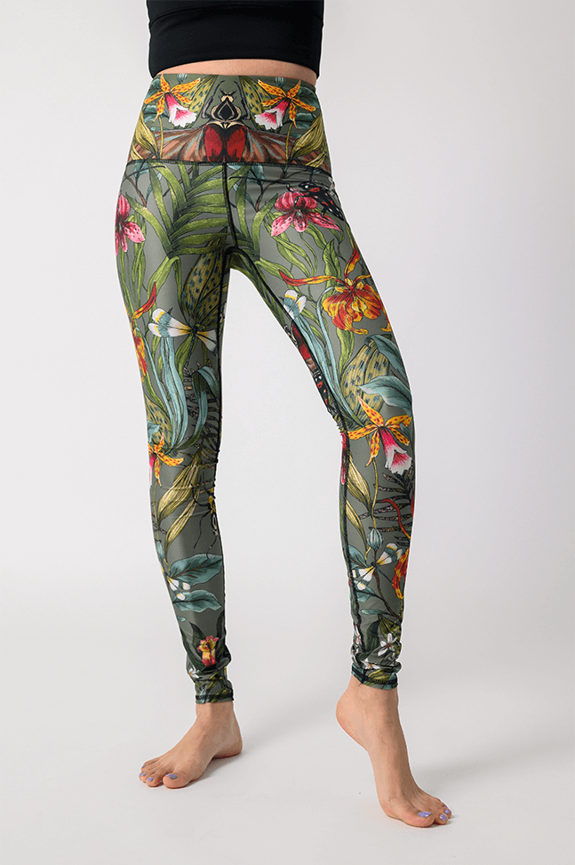 YD Legging - Green Thumb from Yoga Democracy
