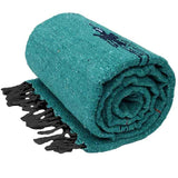 Turquoise Green Baja Thunderbird Blanket from West Path