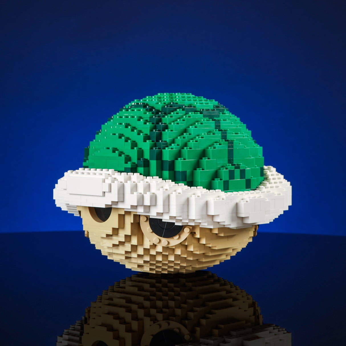 Life-Sized Green Shell from Bricker Builds
