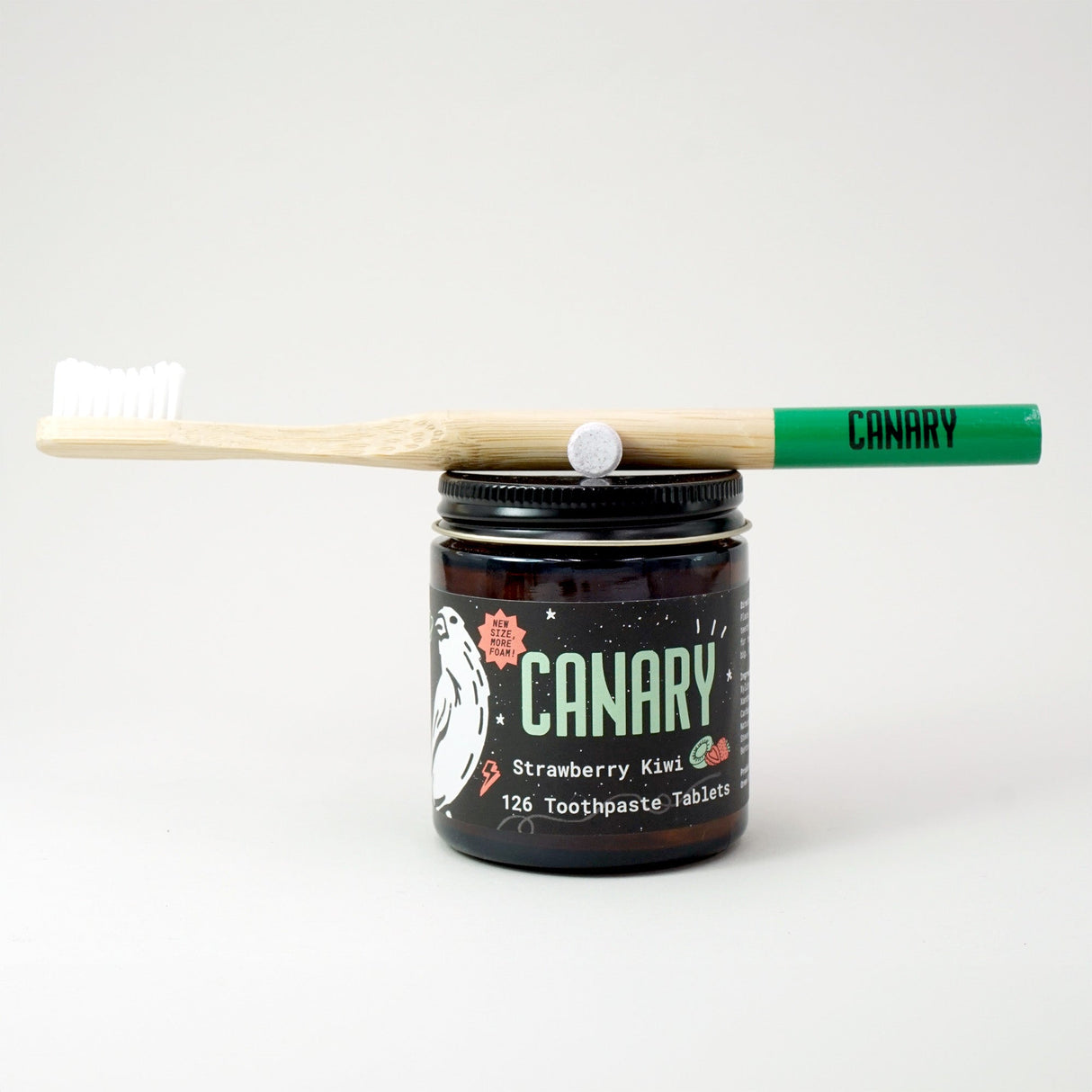 Strawberry + Kiwi Toothpaste Tablets from Canary