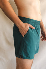 The Green Way | Green Deck Stripe Ball Hammock® 5 Inch Athletic Shorts from Shinesty