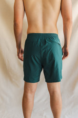 The Green Way | Green Deck Stripe Ball Hammock® 7 Inch Athletic Shorts from Shinesty