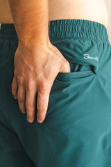 The Green Way | Green Deck Stripe Ball Hammock® 5 Inch Athletic Shorts from Shinesty
